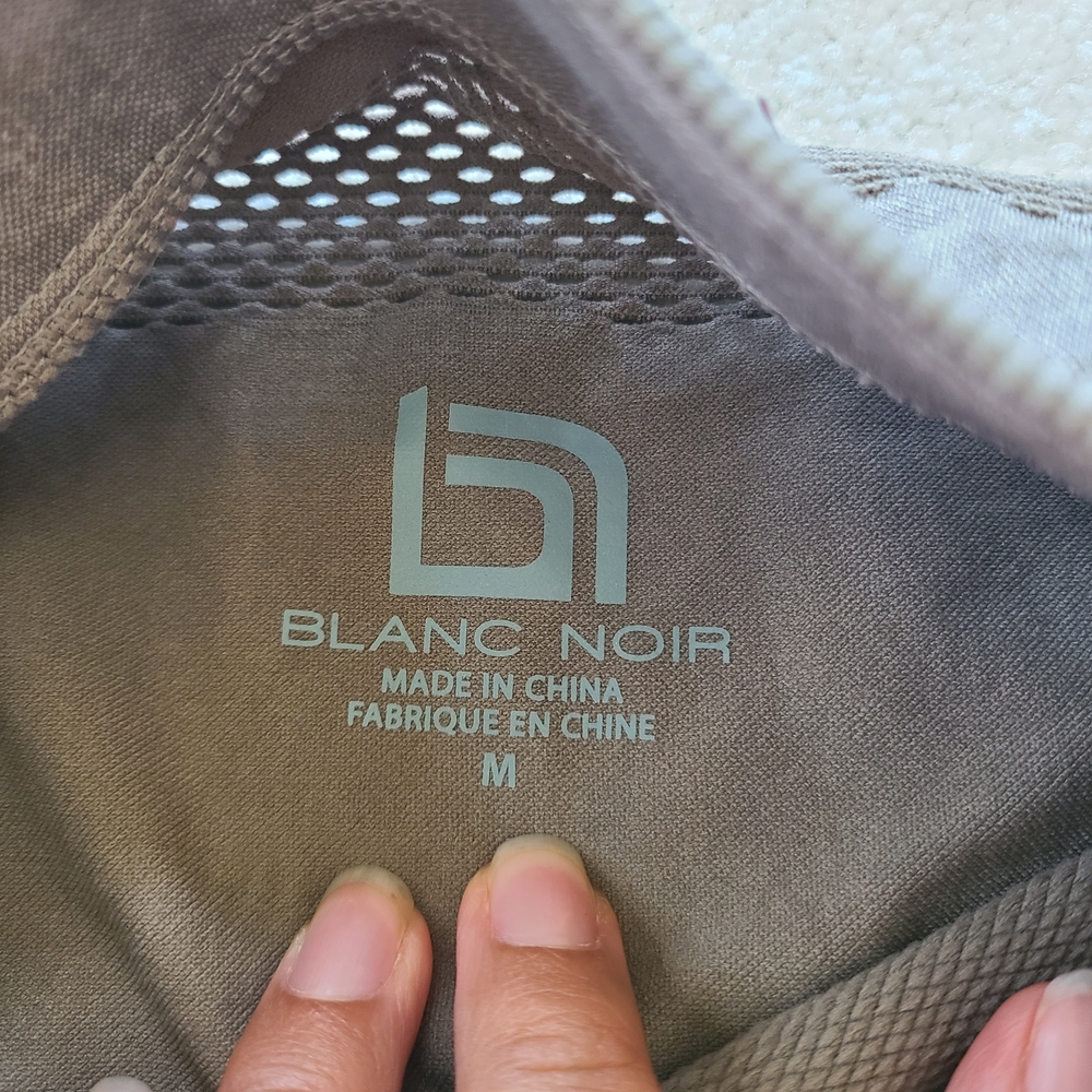 NWOT Blanc Noir Super Nova Tan Workout Jacket Sz M - Picture 9 of 15